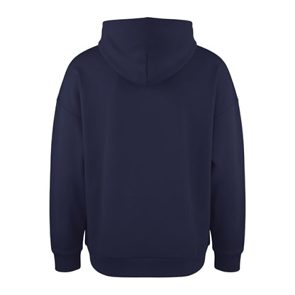 Navy - Back - Plein Sport Mens Large Logo Full Zip Hoodie