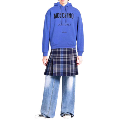 Blue - Lifestyle - Moschino Mens Couture Milano Hoodie