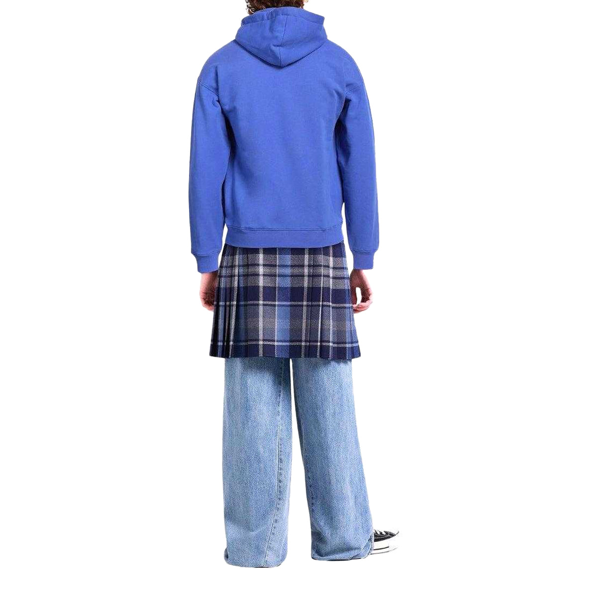 Blue - Pack Shot - Moschino Mens Couture Milano Hoodie