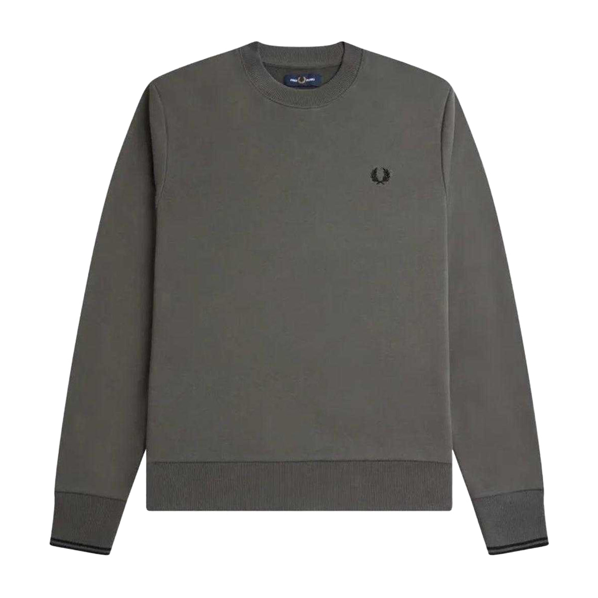 Gunmetal Grey - Front - Fred Perry Unisex Adult Crew Neck Sweatshirt