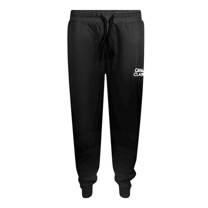 Black - Front - Cavalli Class Mens Bold Logo Jogging Bottoms