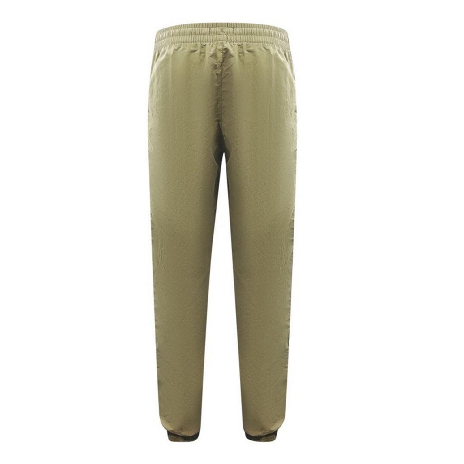 Military Green - Back - Fred Perry Mens Tonal Tape Jogging Bottoms