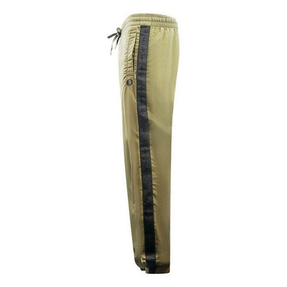 Military Green - Side - Fred Perry Mens Tonal Tape Jogging Bottoms