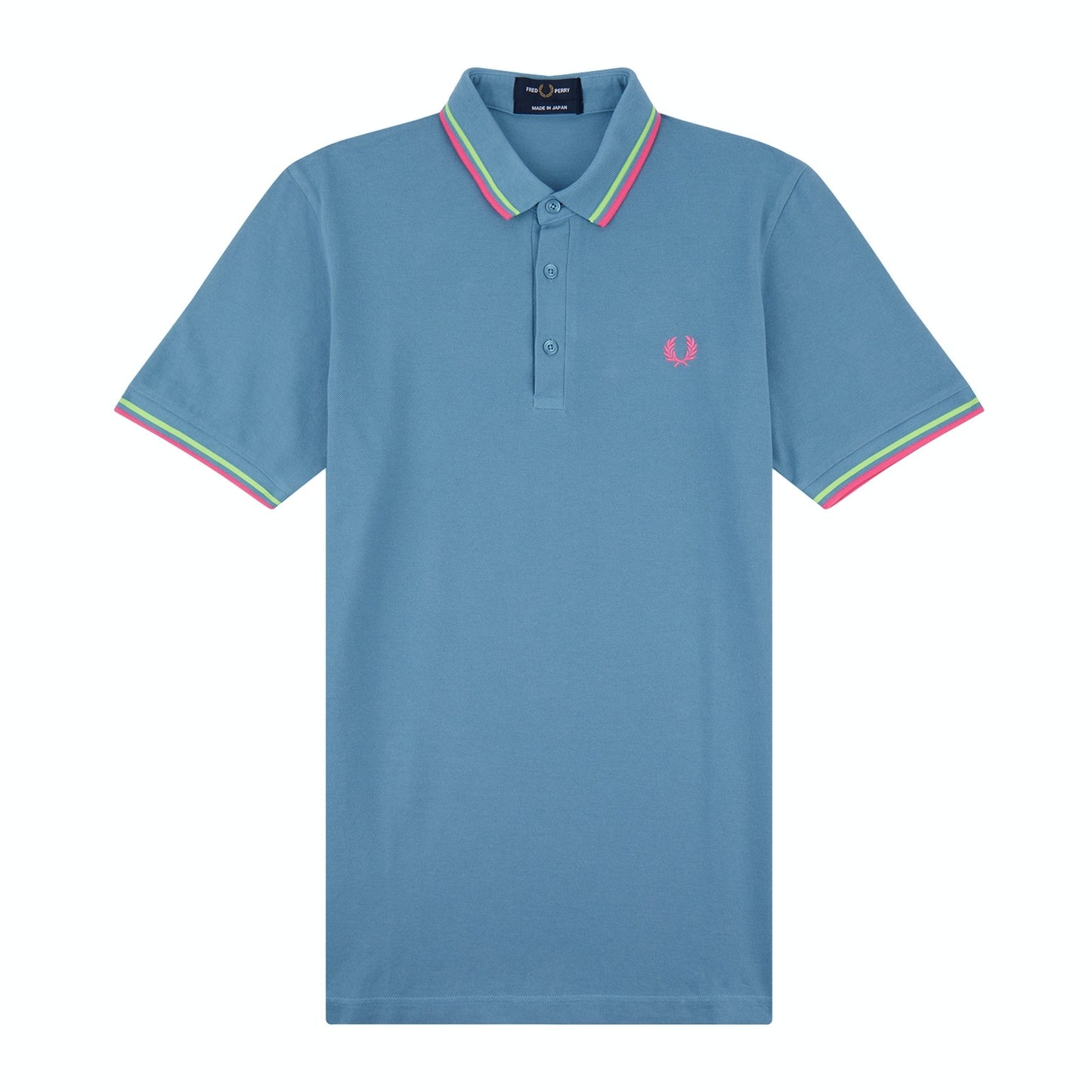 Blue - Front - Fred Perry Mens Pique Polo Shirt