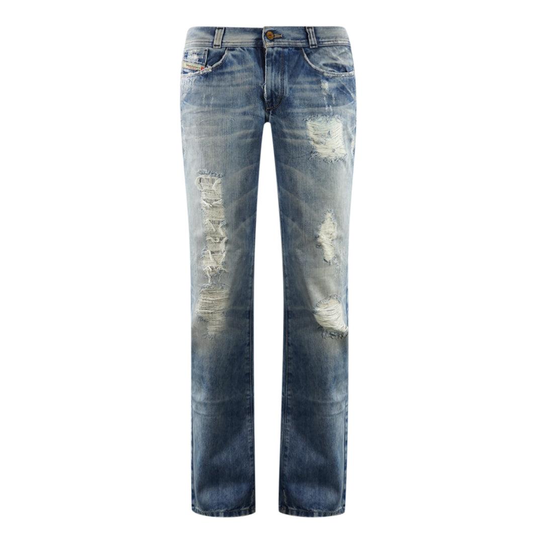 Blue - Front - Diesel Womens-Ladies Soozy 70U Jeans