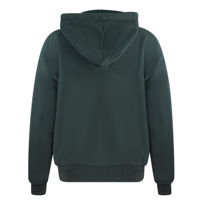 Black - Back - Champion Mens Script Fleece Logo Hoodie