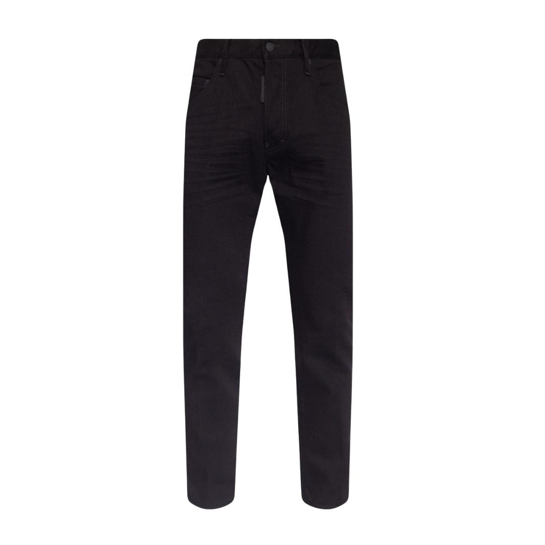 Black - Front - DSquared2 Mens Denim Skater Jeans