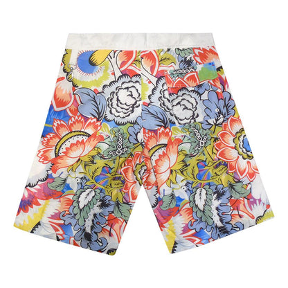 Multicoloured - Back - Replay Mens Floral Swim Shorts
