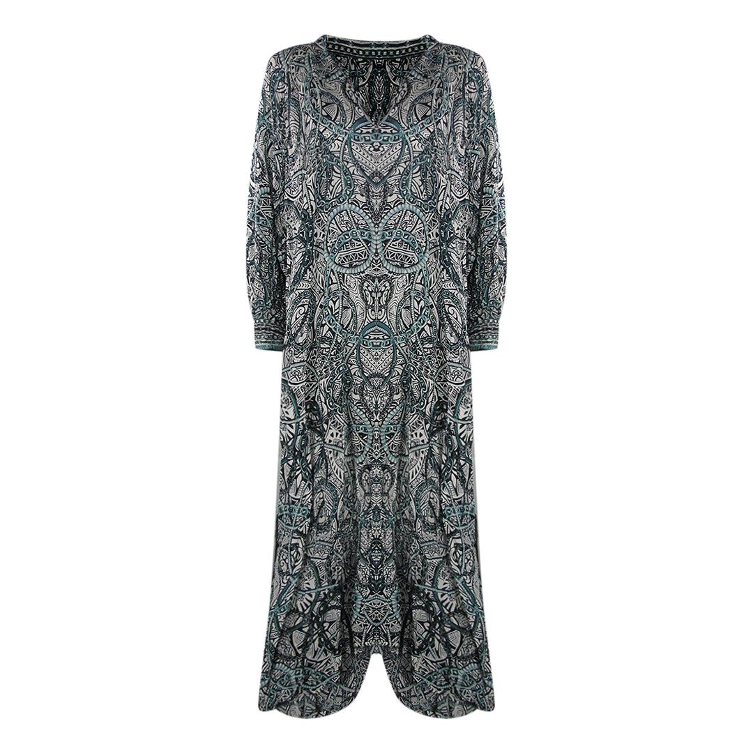 Multicoloured - Front - Inoa Womens-Ladies Fashion Jafari Maxi Dress