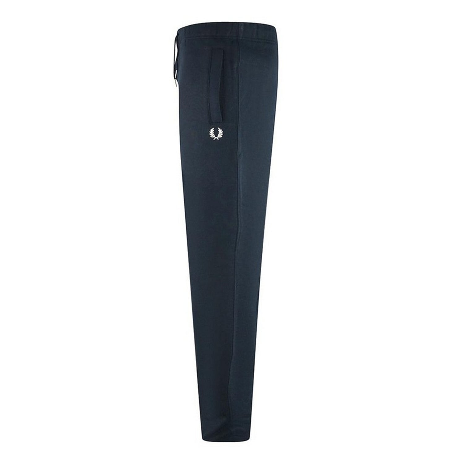 Navy Blue - Side - Fred Perry Mens Loopback Jogging Bottoms