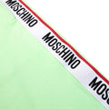 Green - Side - Moschino Mens Branded Tape Casual Shorts