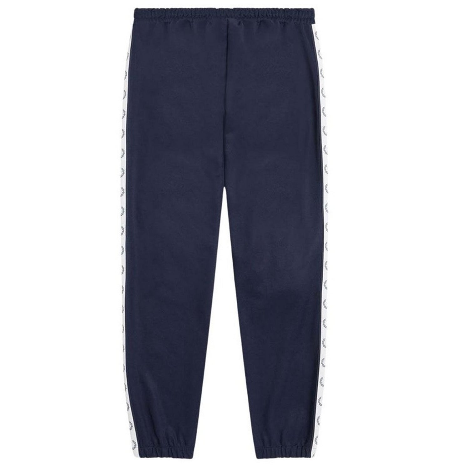 Navy - Back - Fred Perry Mens Branded Tape Jogging Bottoms