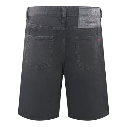 Black - Back - Diesel Mens D-Strukt Denim Casual Shorts