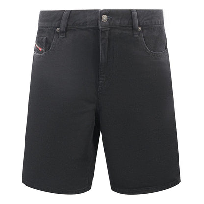 Black - Front - Diesel Mens D-Strukt Denim Casual Shorts