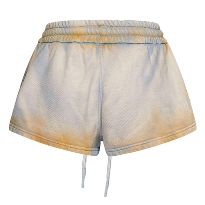 Beige - Back - Off-White Womens-Ladies Laundry Casual Shorts