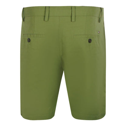 Olive - Back - Tommy Hilfiger Mens Brooklyn Faded Casual Shorts