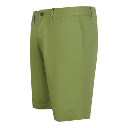 Olive - Side - Tommy Hilfiger Mens Brooklyn Faded Casual Shorts