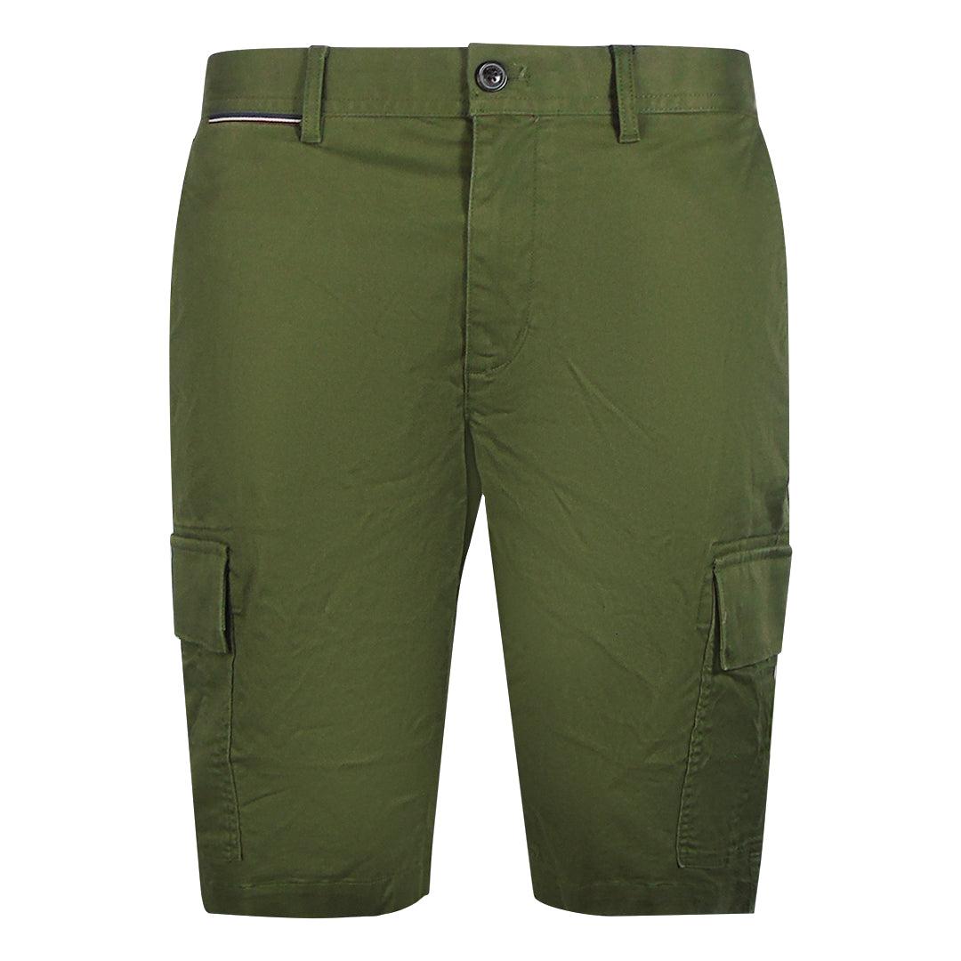 Green - Front - Tommy Hilfiger Mens Cargo Shorts