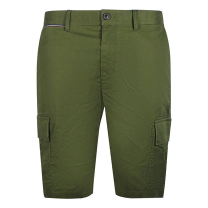 Green - Front - Tommy Hilfiger Mens Cargo Shorts