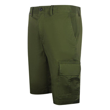 Green - Side - Tommy Hilfiger Mens Cargo Shorts