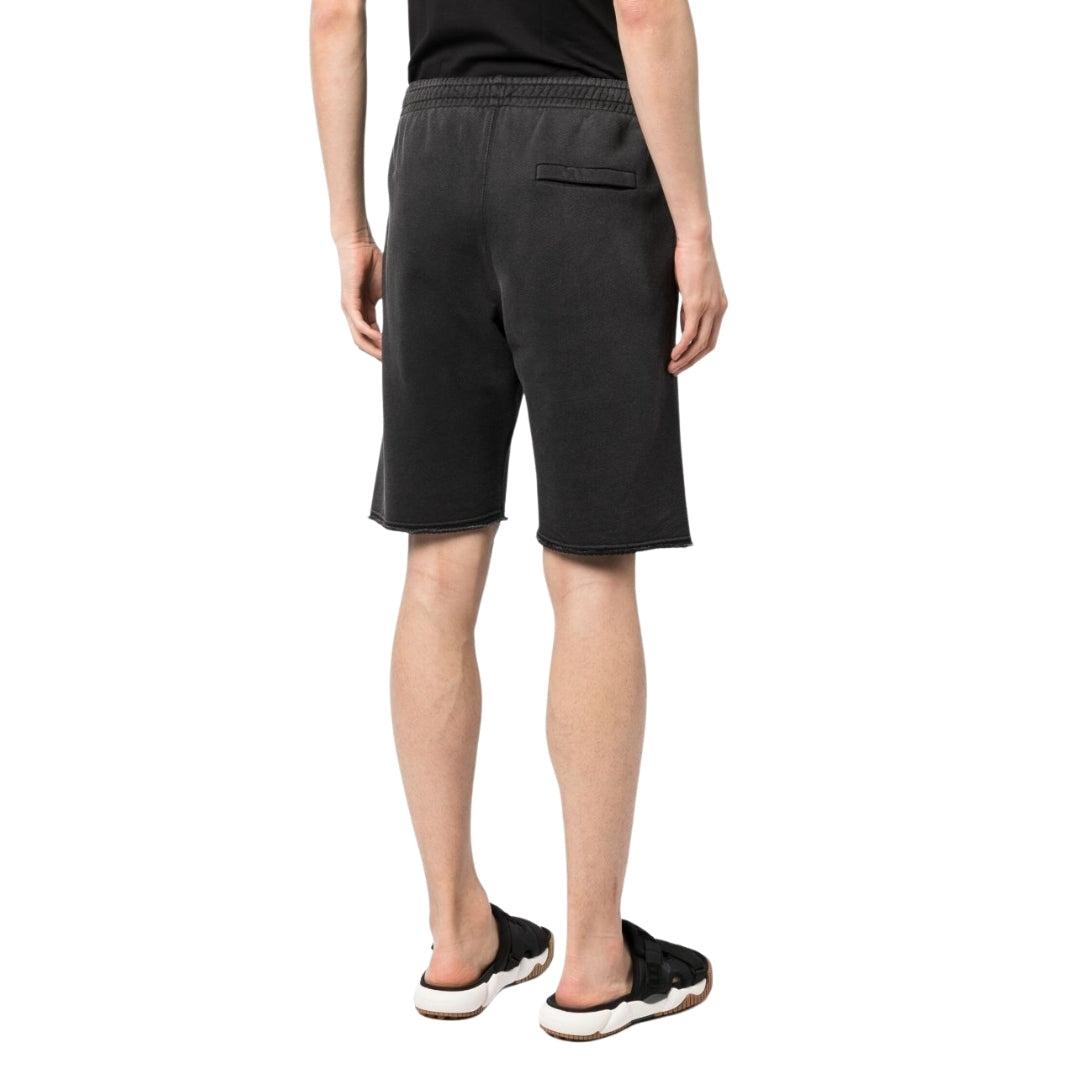 Black - Back - Off-White Unisex Adult Wave Off Sweat Shorts