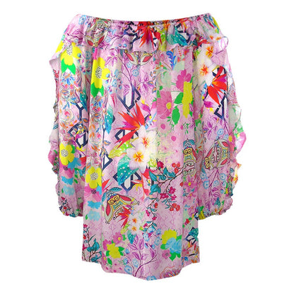 Multicoloured - Front - Inoa Womens-Ladies Rosetto Gardenia Boho Blouse