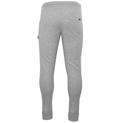 Grey - Back - Aquascutum Mens Logo Jogging Bottoms