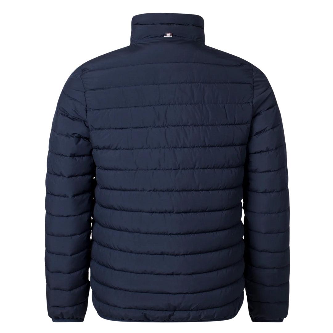 Navy Blue - Back - Aquascutum Mens Mock Neck Active Padded Jacket