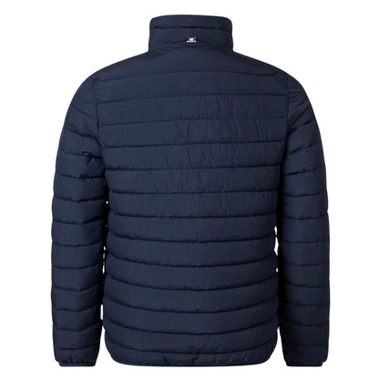 Navy Blue - Back - Aquascutum Mens Mock Neck Active Padded Jacket