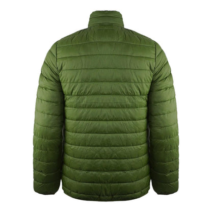 Army Green - Back - Aquascutum Mens London Logo Active Padded Jacket