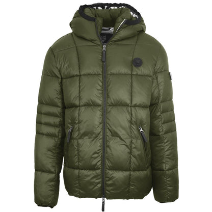Green - Front - Plein Sport Mens Circle Logo Quilted Padded Jacket