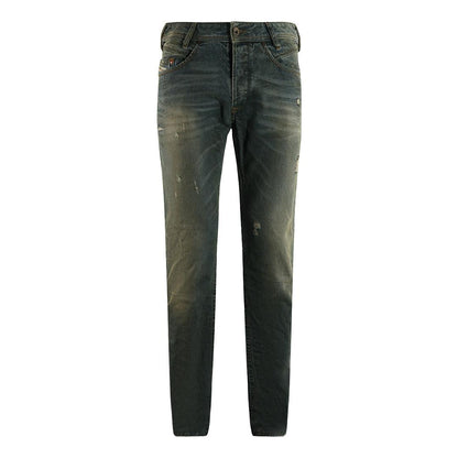 Dirty Blue - Front - Diesel Mens Poiak Jeans