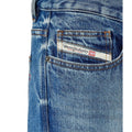 Blue - Side - Diesel Mens 2020 D-Viker Jeans