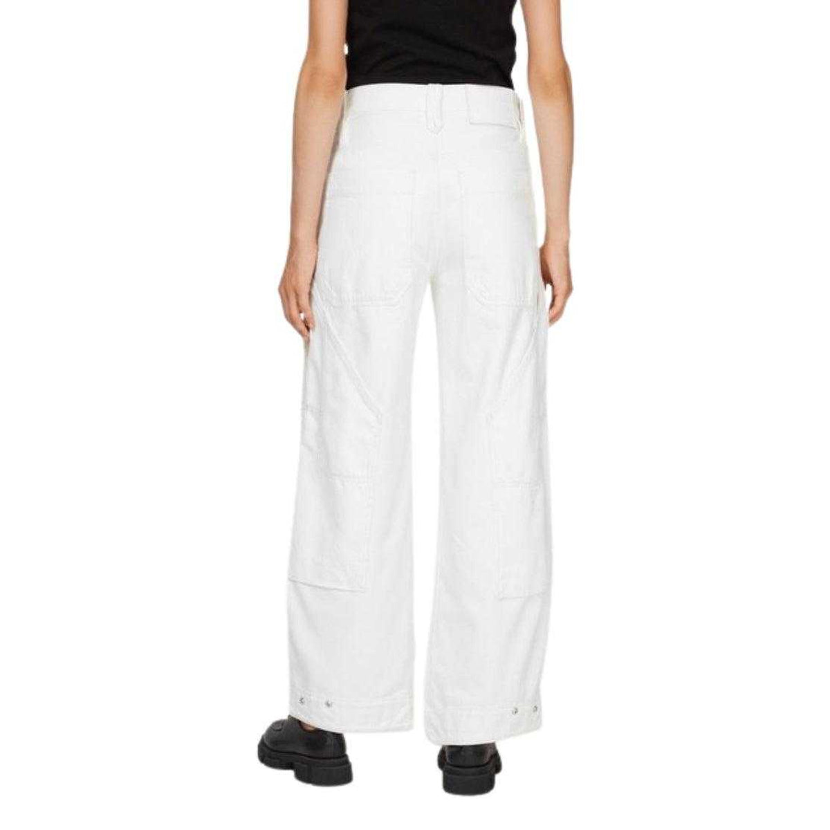 White - Lifestyle - Diesel Womens-Ladies D-Laly-SP Flared Jeans