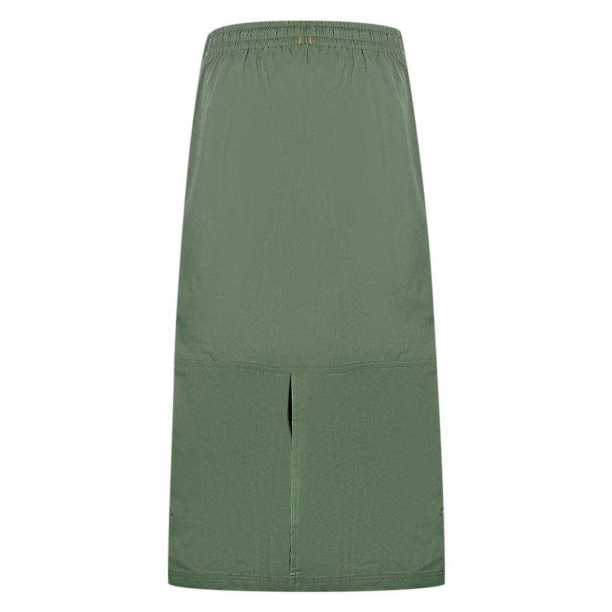 Dark Green - Back - Parajumpers Womens-Ladies Goddess Skirt