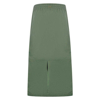 Dark Green - Back - Parajumpers Womens-Ladies Goddess Skirt