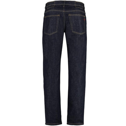 Dark Blue - Back - Diesel Mens D-Fining Tapered Jeans