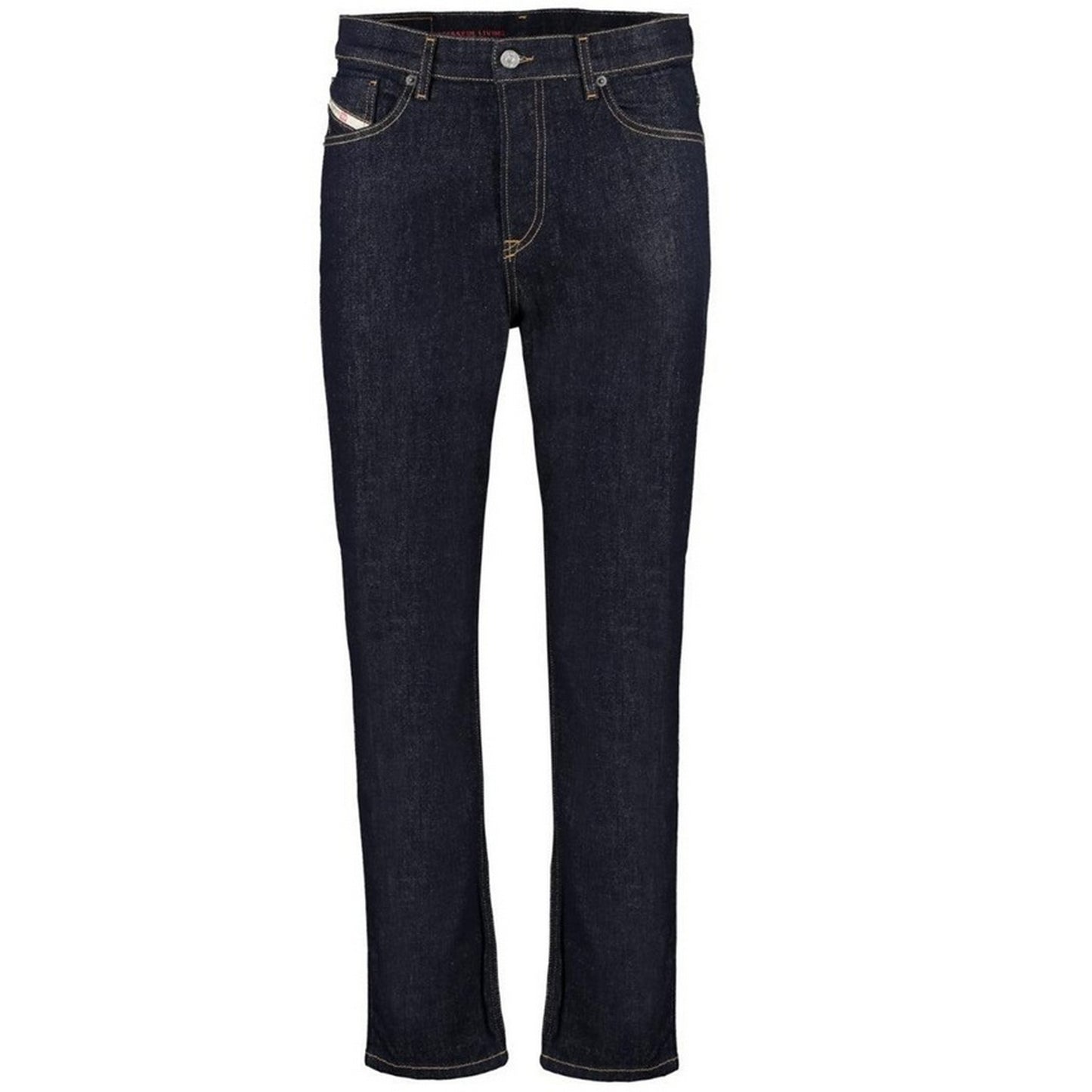 Dark Blue - Front - Diesel Mens D-Fining Tapered Jeans