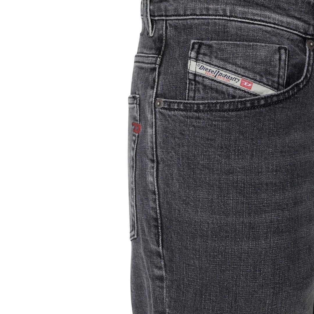 Light Grey - Pack Shot - Diesel Mens D-Fining Tapered Jeans