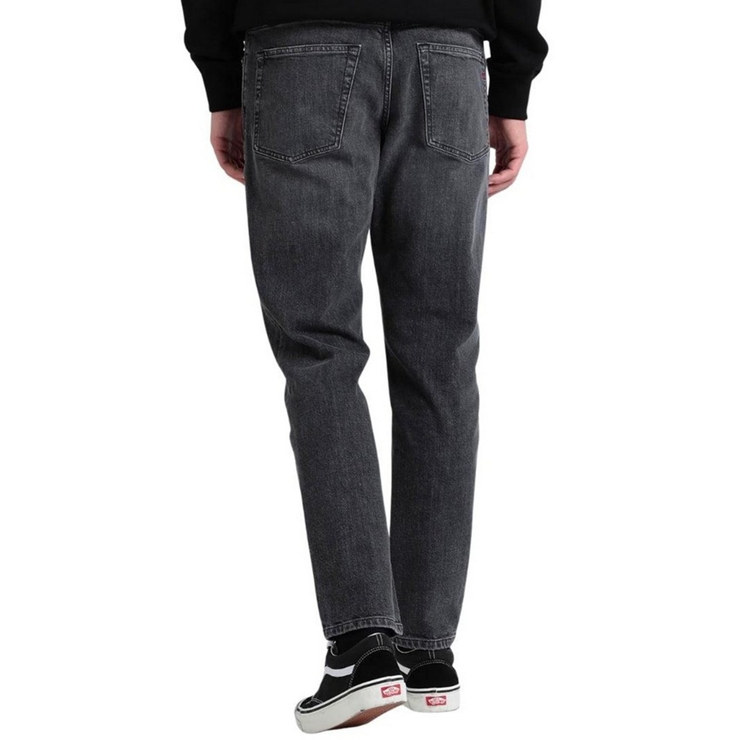 Grey Wash - Back - Diesel Mens D-Fining Tapered Jeans