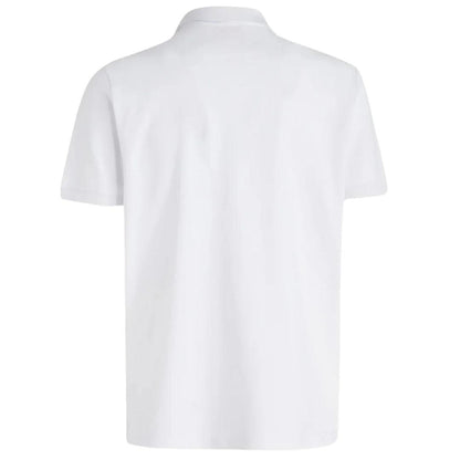 Off White - Back - Diesel Mens Small Logo Polo Shirt