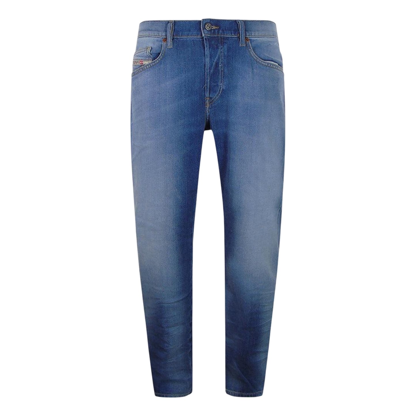 Blue - Front - Diesel Mens D-Mihtry Straight Jeans