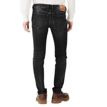 Black - Lifestyle - Diesel Mens 1979 Sleenker Faded Skinny Jeans