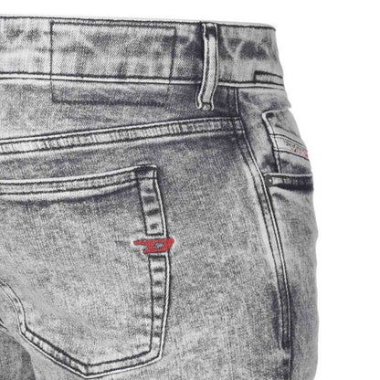 Light Grey - Lifestyle - Diesel Mens 1979 Sleenker Denim Faded Jeans