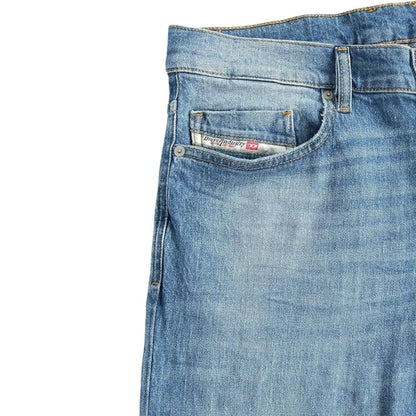 Light Blue - Side - Diesel Mens Tepphar-X Skinny Jeans