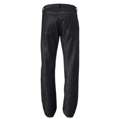 Black - Back - Diesel Mens D-Viker Cotton Jeans
