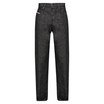 Black - Front - Diesel Mens D-Viker Cotton Jeans