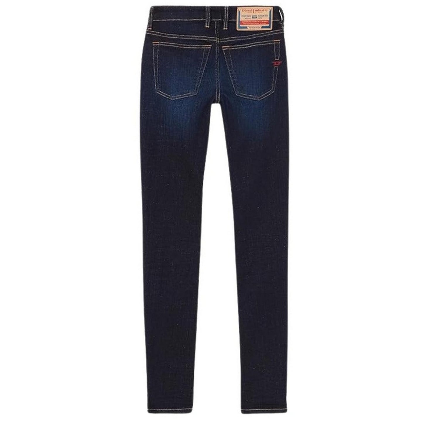 Dark Blue - Back - Diesel Mens Sleenker Skinny Jeans