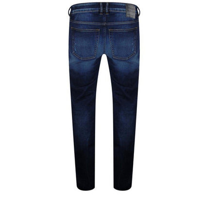 Dark Blue - Back - Diesel Mens 1979 Sleeker-R Jeans