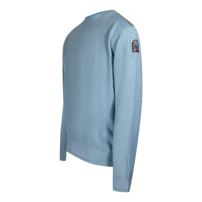 Blue - Side - Parajumpers Mens Willem Sweatshirt